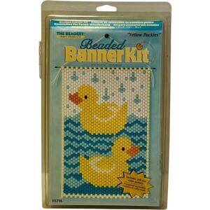 The Beadery Beaded Banner Kit Yellow Duckies 5715 9.75x14.75